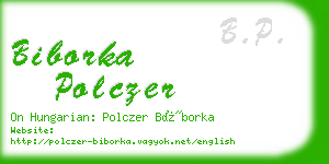biborka polczer business card